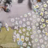 Adesivos de Arte para Unhas em Relevo Transfronteiriços Estilo Japonês Popular Estilo Fresco e Suave Adesivos para Unhas Entusiasta Adesivos de Joias de Frangipani
