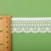 Renda Ondulada Branca de Lado Único de 3cm Renda Elástica Renda para Saia de Vestido de Casamento Acessórios de Renda para Roupas