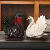 Ornamento de Pet de Chá Cisne de Resina, Decoração Criativa para Casa para Sala de Estar e Escritório, Pode Ser Usado como Decoração de Mesa de Chá em Estilo Chinês Novo
