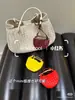Bolso de Sardina de Diseño de Nicho 2025 Nuevo Bolso de Mano Tejido de Moda Casual Mini Bolso Cruzado de Hombro W