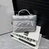 Bolsa Caixa de Moda Transfronteiriça, Grande Capacidade, Textura Versátil, Bolsa de Mão de Luxo Leve, Fragrância de Losango, Bolsa de Vovó