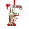 Colgante de Letra Inglesa Nuevo y Creativo Transfronterizo Acrílico Plano Árbol de Navidad Decoración para Fiesta en Casa Regalo