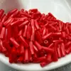 2x6mm Tubo Retorcido de Color Sólido Tubo Espiral Cuentas Materiales para Manualidades con Cuentas Accesorios para Joyería Pulsera Cuentas Sueltas