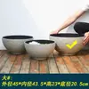 Puesto de Abanicos Hecho a Mano DIY Sin Pintar Tanque de Agua para Pintura Contenedor Grande para Abanicos Cubo de Agua Cubo para Pintura Lejía Tinte