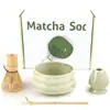 Set de batidor de matcha con soporte, Caja de regalo estilo japonés, Set de herramientas de batidor de matcha para hacer té de la dinastía Song