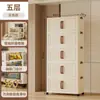 Armário de Armazenamento Dobrável com 40-80 Compartimentos Sem Montagem Quarto de Casa Guarda-Roupa Infantil Armário de Armazenamento para Cozinha Armário de Armazenamento de Plástico
