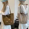 Nube Ligera Cruzando el Islote Perro Lindo Bolso Tote Dulce para Niñas Sensación Fresca y Sanadora Bolso de Hombro Versátil de Doble Cara para la Escuela y Salidas
