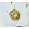 Otoño e Invierno retro moderno estampado de leopardo resina acrílica accesorios diy hechos a mano aretes tocado material femenino