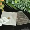 Actividad de Pegatina Acrílica Estilo de Negocios Nórdico Estilo Ins Acrílico Transparente Mate Nuevo Estilo Invitación Invitación de Boda Característica