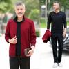 Chaqueta de Traje de Primavera para Papá Traje para Hombres de Mediana Edad y Mayores 50 Abuelo 60 Chaqueta de Primavera y Otoño para Papá