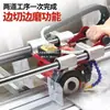 Máquina Eléctrica Multifuncional Automática de Escritorio para Cortar Azulejos y Losas de Piedra, Máquina de Ranurado, Rectificado de Bordes y Chaflanado de Alta Precisión a 45 Grados
