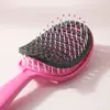 Pente Autolimpante Patenteado com Papel Isolante, Limpadores de Cabelo e Limpeza, Limpeza Anti-Sujeira, Uso Duplo para Cabelos Secos e Molhados, Pente de Massagem