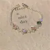 Pulsera Hebilla Oval Irregular de Circonita Lujo Ligero Pulsera de Gama Alta Moda Femenina Temperamento Nicho Joyería de Mano Al por Mayor