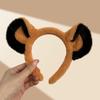 Lindo Súper Lindo Dibujo Animado Orejas de Tigre Banda para el Cabello Accesorios para el Cabello para Mujer Nuevo Lavar la Cara Aplicar Mascarilla Presionando Felpa Tarjeta para el Cabello Tocado
