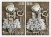 Fotografía de ropa para recién nacidos, fotografía de niña bebé, falda de princesa, estudio fotográfico, foto de bebé de 100 días de antigüedad