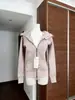 Jaqueta moletom feminina slim fit, ombro regular, top acinturado, estilo fino de outono feminino, novo modelo 2026, cardigã com capuz, estilo coreano, inverno