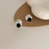 Colección de Pendientes Pequeños Exquisitos Casuales de Plata S925 Diarios Más Fáciles de Combinar Pendientes de Tuerca y Pendientes de Diseño Nicho Dulce Japonés y Coreano