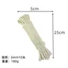 Amazon cuerda de sisal blanca cuerda tejida a mano para manualidades nido de gato para gatos estructura de escalada para gatos tabla rascadora para gatos poste rascador cuerda de sisal