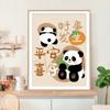 Fabricantes de Ponto Cruz no Douyin, Kuaishou e Xiaohongshu Oferecem Dropshipping dos Novos Modelos de Bordado com Linha de 2026 para Decoração de Sala de Estar, Simbolizando Paz e Alegria
