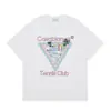 Casa Casablanca Camiseta Casual de Manga Corta Versión Correcta ins Marca de Nicho Trendy Europea y Americana High Street Algodón Puro