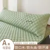 Funda de almohada larga acolchada anti-saliva anti-aceite para el cabello doble funda de almohada pareja tira larga funda de almohada integrada resistente a la suciedad especial para núcleo de almohada