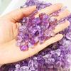 Grava de amatista natural de Brasil decoración para pecera maceta piedra de cristal diy epoxi arena de piedra original lavado cristal morado claro