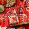 2026 Tarjeta de Felicitación de Feliz Año Nuevo Estilo Chino Festival de Primavera Tarjeta de Felicitación Simple de Gama Alta Bendición Tarjeta Pequeña Tarjeta de Regalo Floristería
