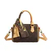 Bolsas femininas transfronteiriças 2026 nova moda Bolsa Boston, bolsa travesseiro, bolsa de ombro versátil, bolsa transversal com estampa