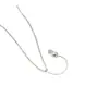 Collar Sencillo con Borla Lanlan para Mujer, Moda Minimalista, Estilo Genial, Cadena para Clavícula de Plata S925 Celebridad de Internet, Cadena para el Cuello Versátil