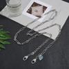 Collar Metálico Diamante Rosa Cadena Anti-Pérdida para Teléfono Móvil para Exterior Colgante de Joyería Estilo Ins Cadena para Teléfono Móvil Personalizada