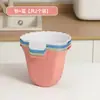 Cubo de basura de cocina para colgar en la pared, papelera colgante para puerta de armario de baño, papelera decorativa para uso doméstico, contenedor de almacenamiento de alta estética
