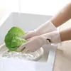 Luvas de Lavar Louça para Mulheres, Luvas de Borracha para Cozinha para Lavar Vegetais e Tarefas Domésticas, Duráveis, Finas, Ajustadas, Luvas Impermeáveis para Lavar Roupas