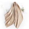 Exclusivo Transfronterizo Monocromático 70 Seda Cuadrada Pañuelo de Seda Cuadrado Pequeño para Mujer Versátil Pañuelo Profesional Decorativo de Color Sólido
