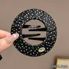 Elegante y sofisticado accesorio para el cabello de pinza de plátano para dar volumen al cabello, pinza de pelo de cola de caballo a la moda, pasador de lunares dulces estilo coreano