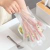 Luvas Descartáveis Espessas para Uso Doméstico Plástico de Grau Alimentício Filme PE Transparente Proteção para Catering Takeaway Piquenique Pratos Frios