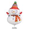 Globo navideño de dibujos animados de Papá Noel, muñeco de nieve, alce, árbol de Navidad, decoración para centro comercial, globo de película de aluminio, venta al por mayor
