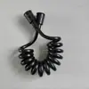 Aço Inoxidável 304 Fio de Telefone Extensor Tubo de Mola Telescópico Conjunto de Chuveiro Mangueira de Conexão para Aspersor de Bidê 2,3m 5m