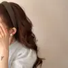 Diadema de Lana Melard Dongdaemun de Corona Alta Versátil Ancha Antideslizante para Mujeres Otoño e Invierno Nuevo Clip para el Cabello para Lavarse la Cara