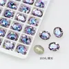 Dongzhou Cristal Ovo Gordo Arte de Unhas Diamante 8*10mm Cristal K9 de Alta Qualidade Ovo Fino Pequeno Oval Fundo Pontiagudo Diamante Joia Arte de Unhas