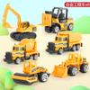 Caminhão de contêiner infantil de grandes dimensões Grande Escavadeira de Engenharia Guindaste Caminhão de brinquedo Conjunto de liga Menino