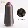 Fábrica Xinyu Venta al por mayor 4000 Metros Serie de Colores 150D Hilo Metálico Dorado y Plateado Completamente Envuelto Hilo para Bordado por Computadora