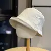 Sombrero de pescador fino de ala ancha estilo coreano para mujer, verano, largo por delante, corto por detrás, sombrero para el sol, circunferencia de cabeza grande, sombrero tipo cubo, sombrero para el sol, moderno