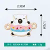 Joyas Creativas DIY Accesorios Dobles Colgantes Patrón de Capibara Capibara Aleación con Goteo de Aceite Collar Pulsera Colgante Venta al por Mayor