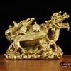 Tortuga de Cobre Puro con Nueve Crías Tortuga Dragón de Cobre Tortuga Madre e Hija Tortuga Dragón de Cobre Oficina Hogar Artesanía Joyería