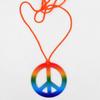 Traje hippie de venta caliente transfronteriza, gafas de carnaval y pendientes con dijes de paz, collar, tocado, accesorios, fabricante de productos.