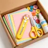 Mini Cuchillo de Utilidad de Dibujos Animados de Alta Apariencia, Cuchillo de Apertura de Paquetes de Oficina Colorido, Pequeña Herramienta de Corte de Papel para Diario Portátil