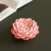 Molde de Silicona para Suculentas de Resina de Cristal, Fresia, Loto, Molde para Adorno de Piedra Difusora de Aroma de Yeso para Velas Perfumadas