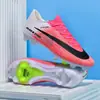 Zapatos de fútbol de caña baja 17 Putian transfronterizos para hombres y mujeres, con tacos para estudiantes y adultos, para entrenamiento en césped artificial, zapatos de fútbol AG con tacos largos