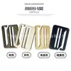 Hebilla de Seis Caracteres Semiplana de Pulgada Hebilla de Gancho de Nueve Caracteres Hebilla de Cinturón Hebilla de Ajuste Accesorios de Ferretería para Equipaje Diámetro Interior 3.8cm