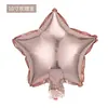 Globo de Película de Aluminio Estrella de Cinco Puntas Placa de Luz de 10 Pulgadas Decoración de Fiesta de Cumpleaños Boda Arreglo Globo de Papel de Aluminio Estrella